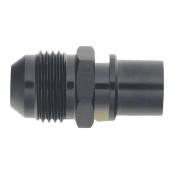 DeatschWerks 8AN Male Flare to Toyota Module Quick Connect – Anodized Matte Black