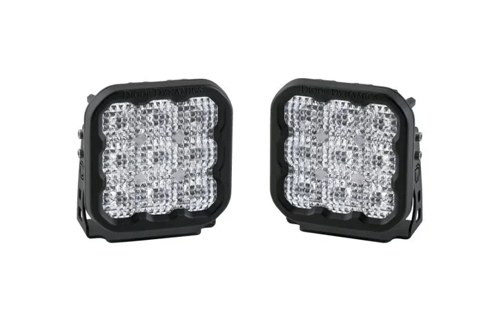 Diode Dynamics SS5 LED Pod Pro – White Flood (Pair)
