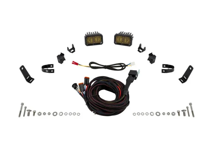Diode Dynamics Stage Series 1 In Roll Bar Chase Light Kit SSC2 Pro – Yellow (Pair)