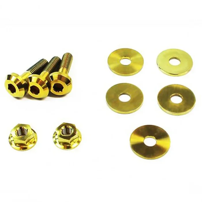 Dress Up Bolts Infiniti Q70 (2014-2021) Titanium Engine Cover Kit