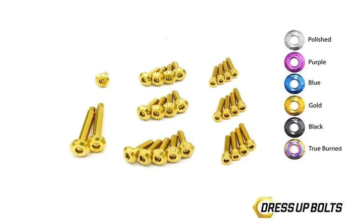 Dress Up Bolts Titanium Engine Cover Kit | Nissan RB25 (NIS-052-Ti)