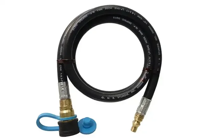 DUAL QD HOSE. MALE QD PLUG X FEMAL