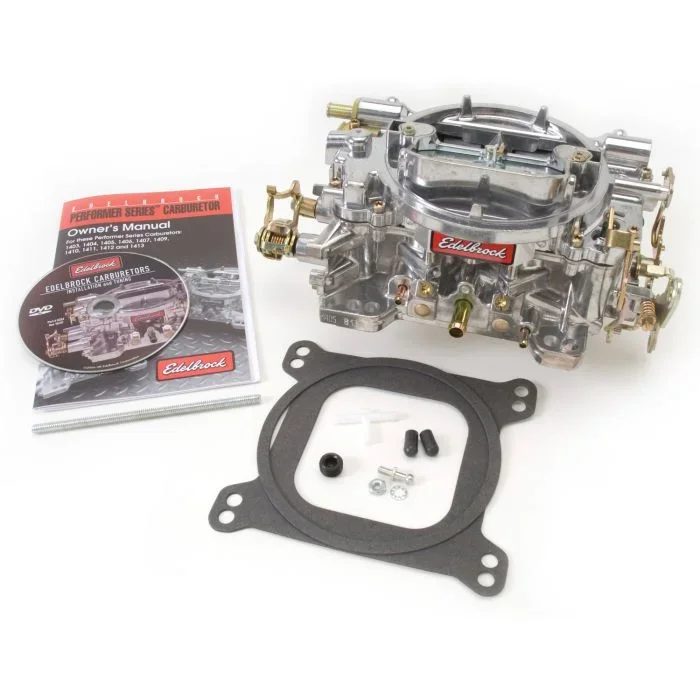 Edelbrock Reman Performer Series Carburetor 9907 (750 CFM, Manual Choke, Satin) Non-EGR