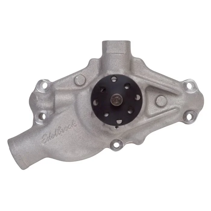 Edelbrock Water Pump Small-Block Chevy Street Rods (Reverse Short) Satin Finish 8882