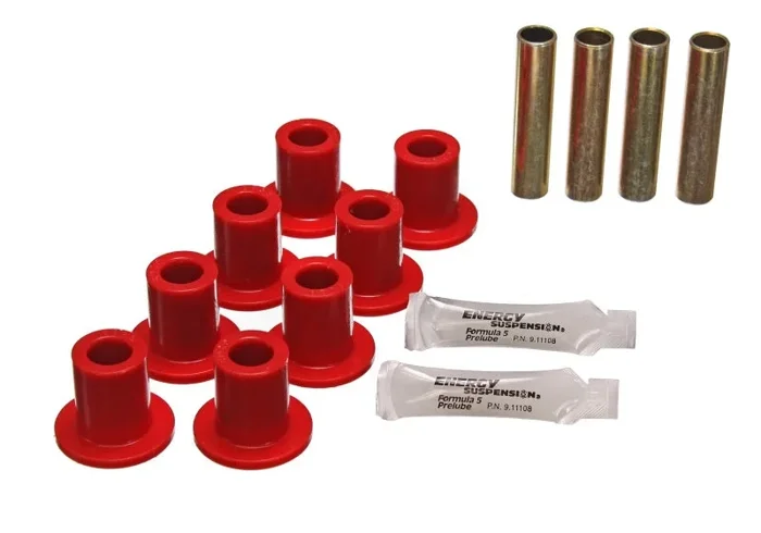 Energy Suspension Leaf Spring Bushing Set – Red