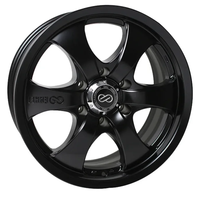Enkei M6 Universal Truck & SUV 20×9 30mm Offset 6×139.7 Bolt Pattern 78mm Bore Black Wheel