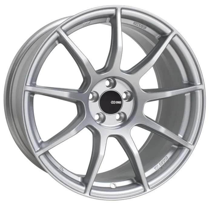 Enkei TS9 18×9.5 5×114.3 30mm Offset 72.6mm Bore Silver Paint