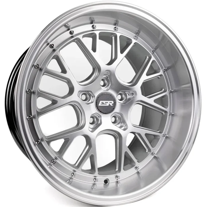 ESR Wheels CS11 Hypersilver w/ Machined Lip 19×9.5 | 5×120 (99552022 CS11HS-ML)