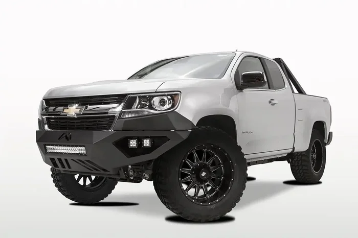 Fab Fours CC15-D3351-1 – Vengeance Front Bumper 2 Stage Black Powder Coated No Guard