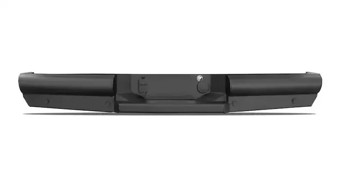 Fab Fours CH08-U1450-1 – Elite Rear Bumper 2 Stage Black Powder Coated