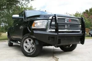 Fab Fours DR06-S1160-1 Black Steel Front Ranch Bumper – Bulletproof Off-Road