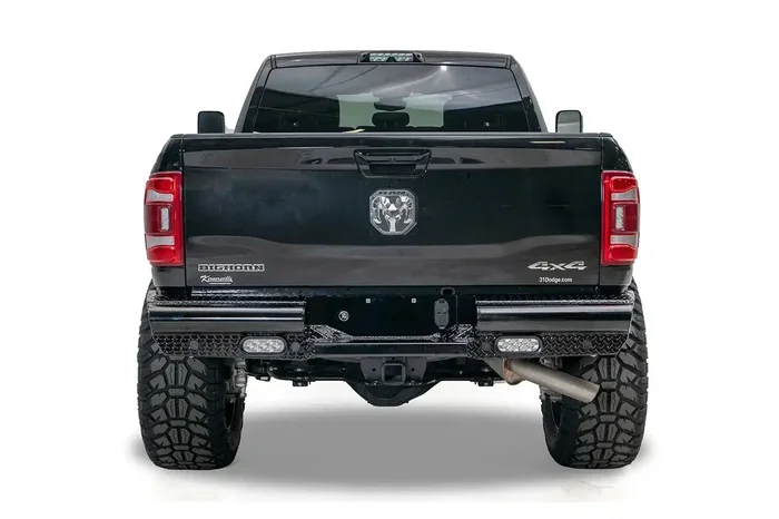 Fab Fours DR19-T4450-1 – Black Steel Rear Bumper