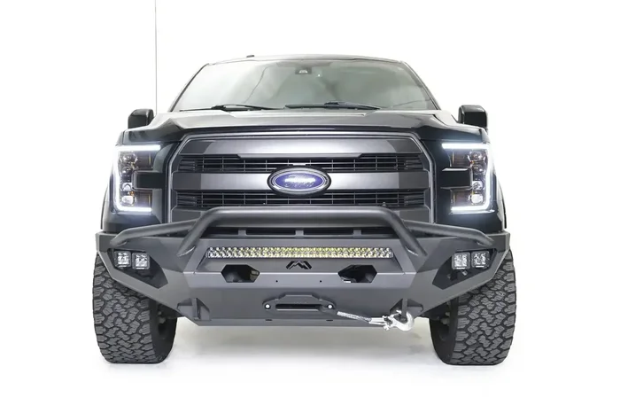 Fab Fours FF15-X3252-B – Matrix Front Bumper w/Pre-Runner Guard Bare
