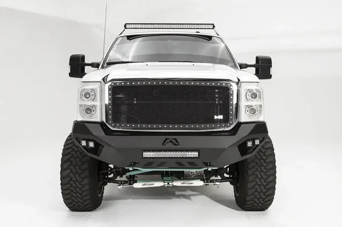 Fab Fours FS11-V2551-1 – Vengeance Front Bumper 2 Stage Black Powder Coated No Guard