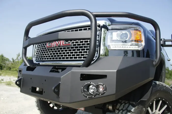 Fab Fours GM14-A3150-B – Premium Heavy Duty Winch Front Bumper