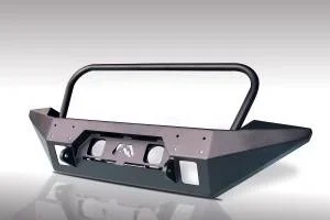 Fab Fours JK07-B1858-1 FMJ Full Width Winch Front Bumper – Bulletproof Off-Road