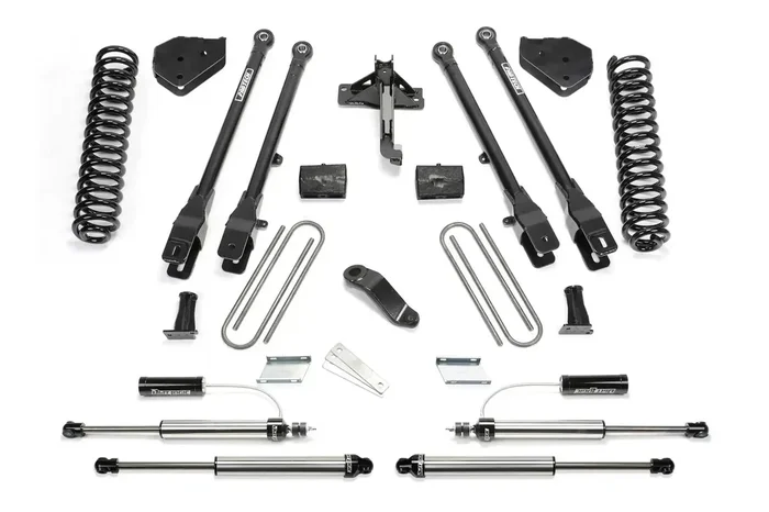 Fabtech K2296DL 6 4LINK SYS W/COILS & 2.25 DL RESI FRT AND RR SHKS 17-21 FORD F250/350 4WD G
