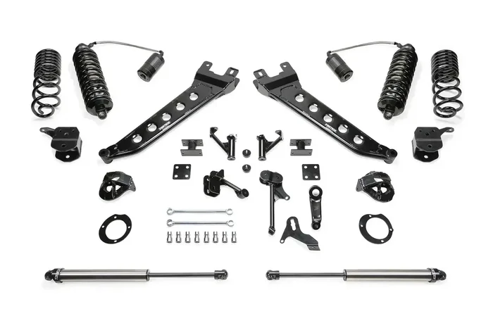 Fabtech K3075DL 7 RADIUS ARM KIT W/4.0 C/O RESI DLSS & RR 2.25 2014-18 RAM 2500 4WD.