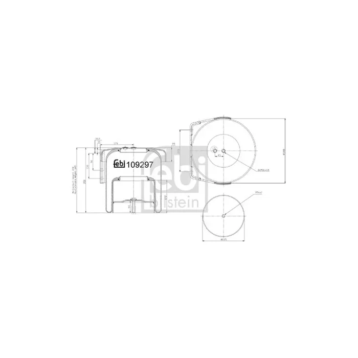Febi Bilstein 109297 Boot, Air Suspension