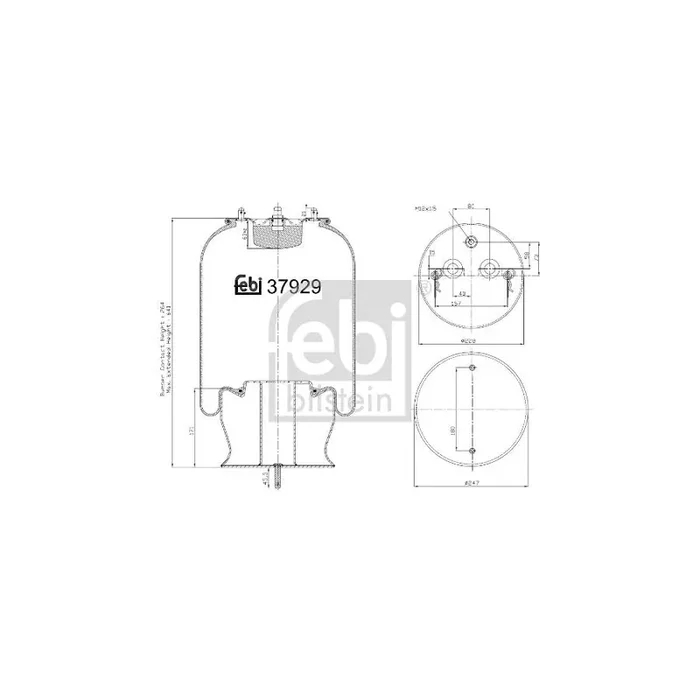Febi Bilstein 37929 Boot, Air Suspension