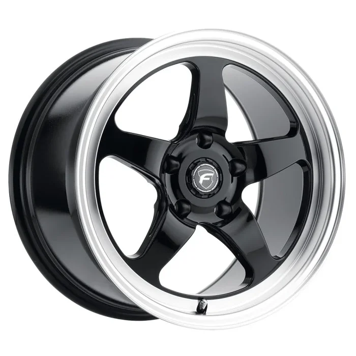 Forgestar D5 Drag 17×10 / 5×115 BP / ET30 / 6.6in BS Gloss Black Wheel
