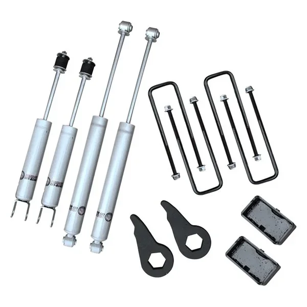 Freedom Offroad Leveling Kit GMC K1500 Suburban (92-98) 1-3 ” Lift w/ Shocks