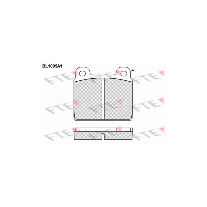 FTE 9010001 Brake Pad Set