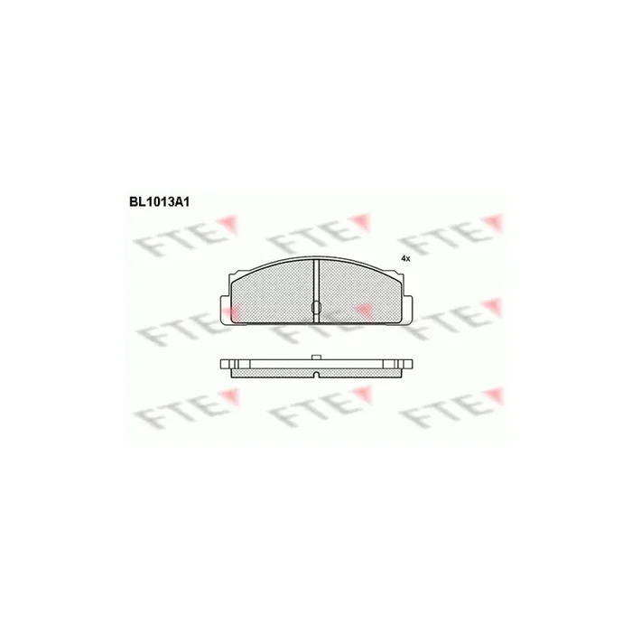 FTE 9010006 Brake Pad Set
