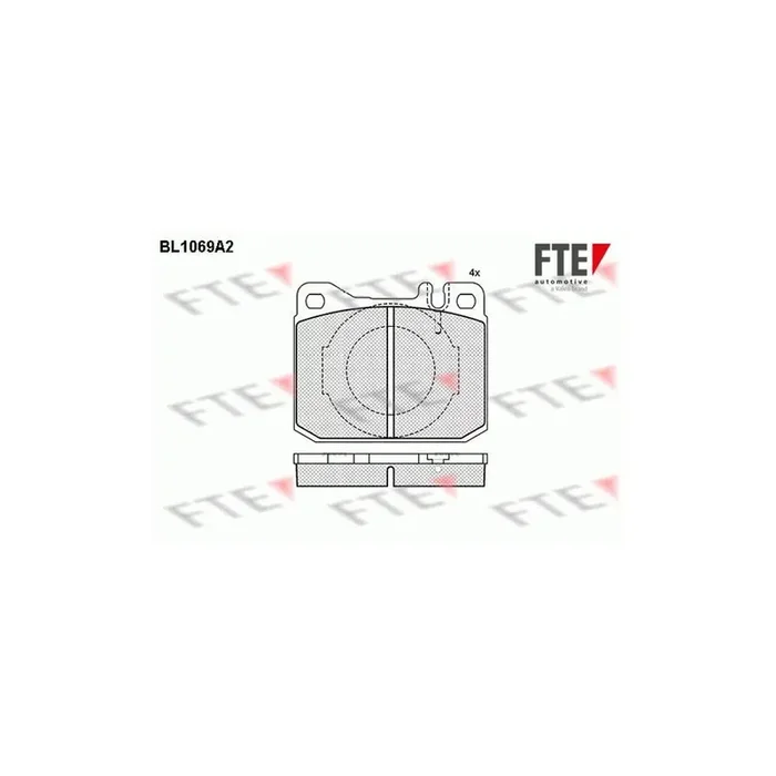 FTE 9010022 Brake Pad Set