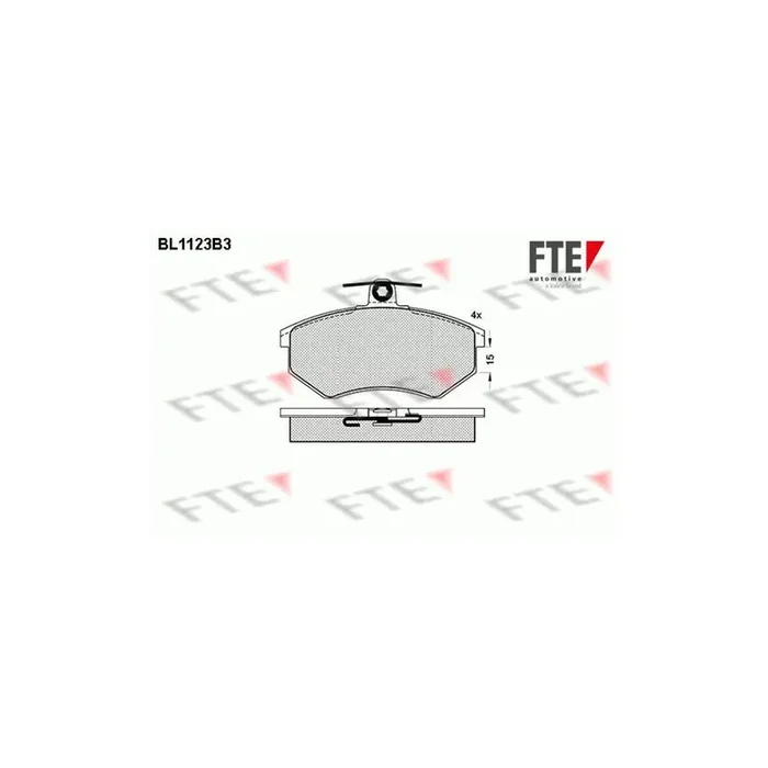 FTE 9010036 Brake Pad Set