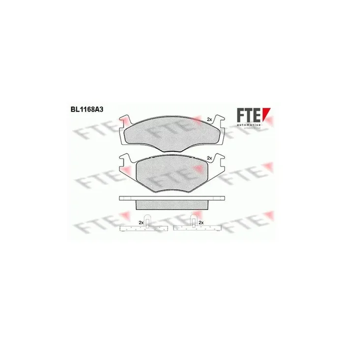 FTE 9010046 Brake Pad Set