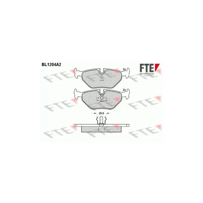 FTE 9010061 Brake Pad Set