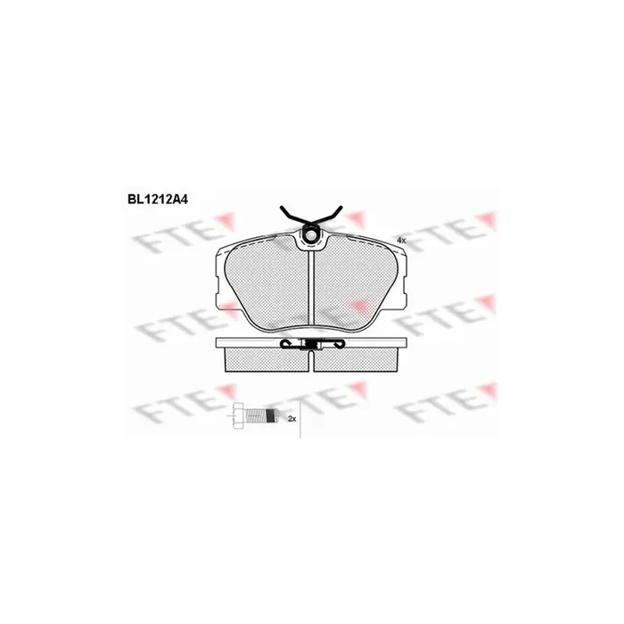 FTE 9010063 Brake Pad Set