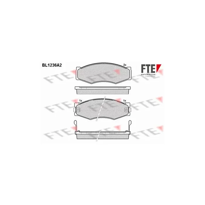 FTE 9010069 Brake Pad Set