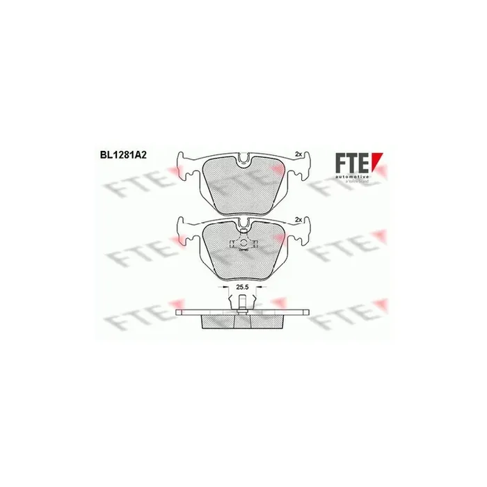 FTE 9010090 Brake Pad Set
