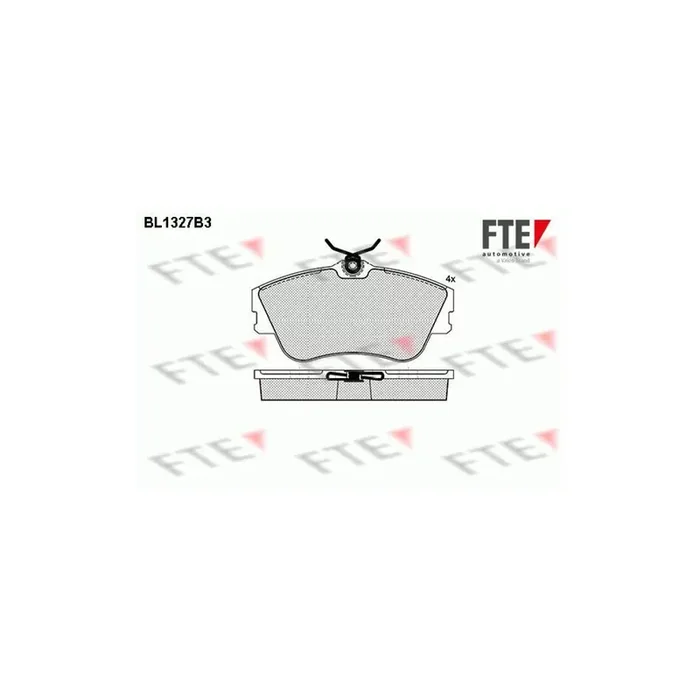 FTE 9010118 Brake Pad Set for VW Transporter