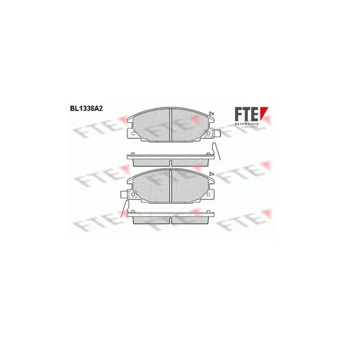 FTE 9010127 Brake Pad Set