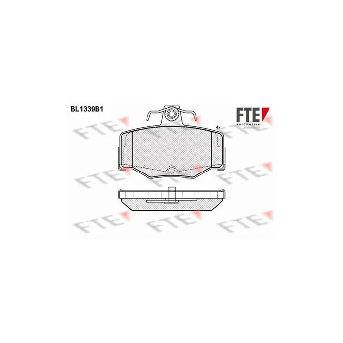 FTE 9010129 Brake Pad Set