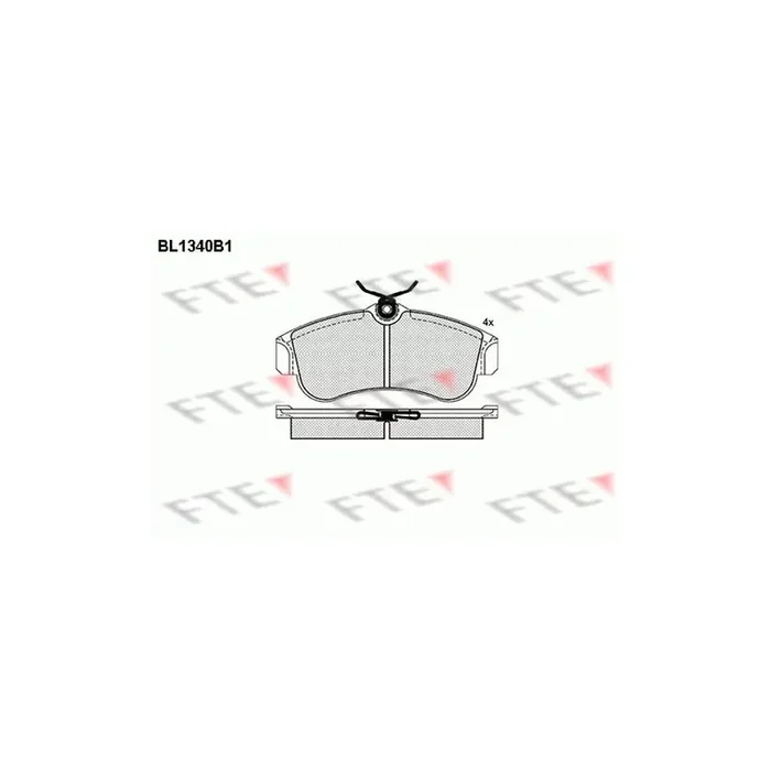 FTE 9010131 Brake Pad Set