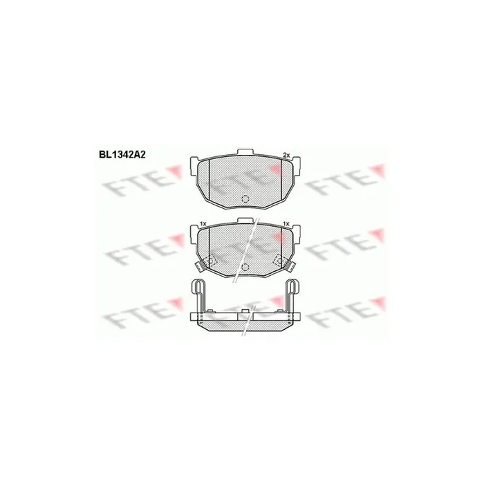 FTE 9010132 Brake Pad Set