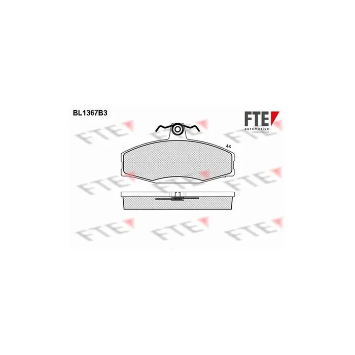 FTE 9010145 Brake Pad Set