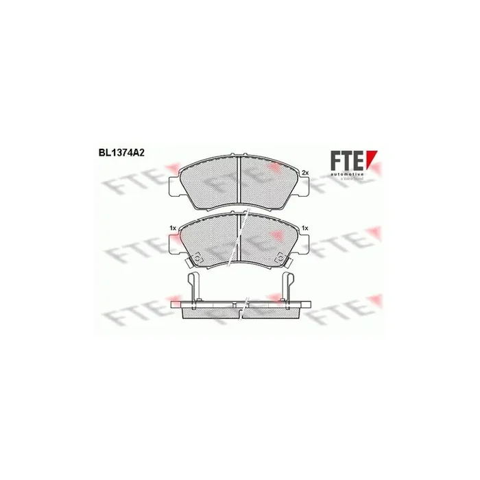 FTE 9010151 Brake Pad Set