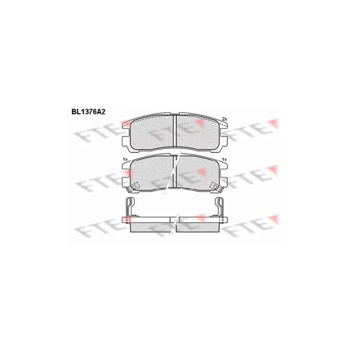 FTE 9010153 Brake Pad Set