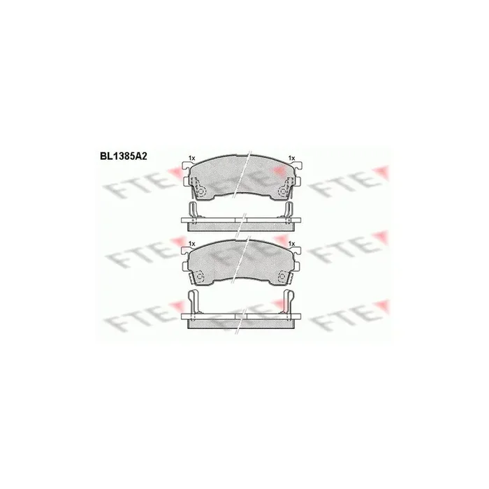 FTE 9010157 Brake Pad Set