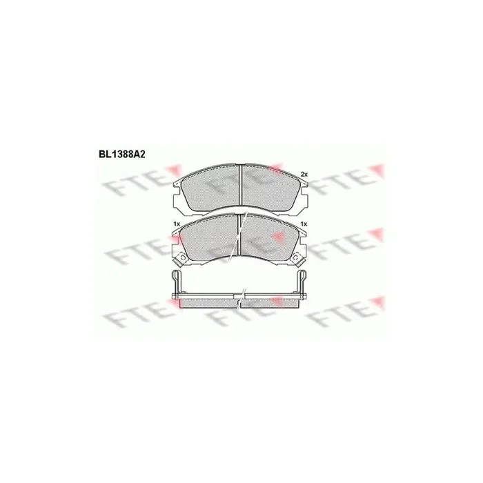 FTE 9010160 Brake Pad Set