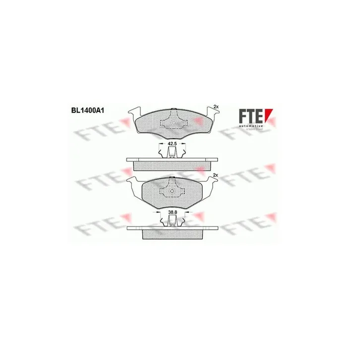 FTE 9010173 Brake Pad Set