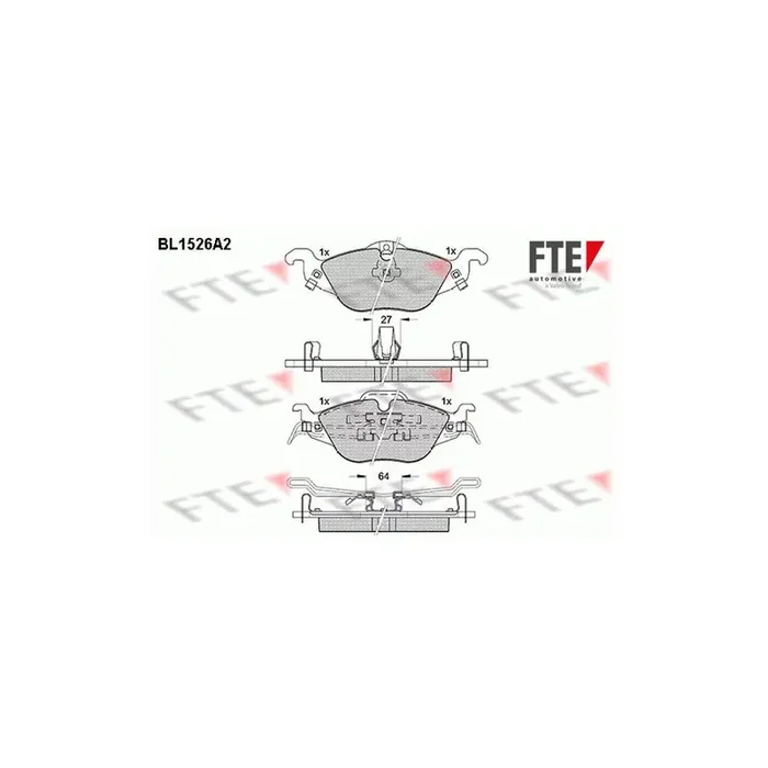 FTE 9010233 Brake Pad Set