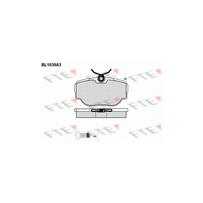 FTE 9010261 Brake Pad Set