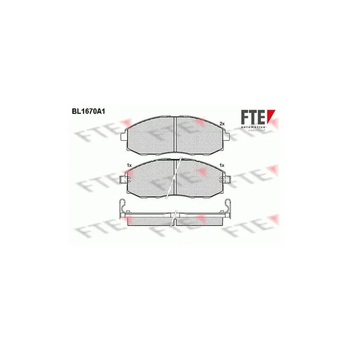 FTE 9010285 Brake Pad Set