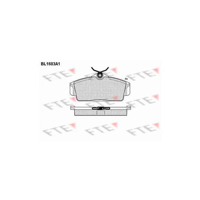FTE 9010293 Brake Pad Set